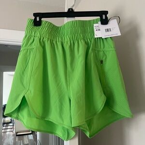 Beach Riot Neon Lime Athletic Shorts